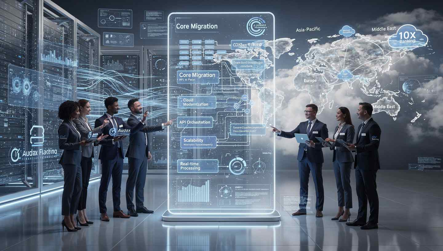 همکاری Audax و 10x Banking برای نوسازی بانک‌ها و تحول بانکداری ابری